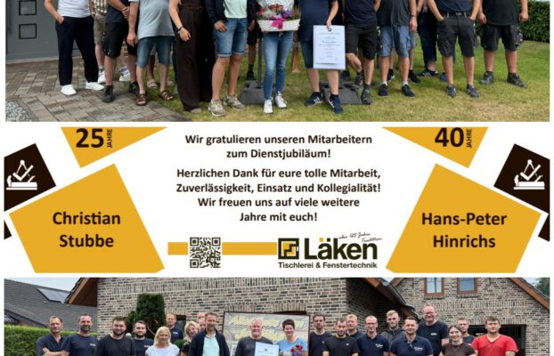 🎉 Herzlichen Glückwunsch! 🎉  Wir feiern zwei besondere Jubiläen: